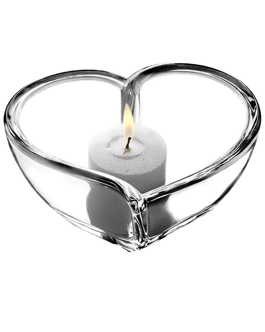 Small Heart Bowl Votive - Clear image