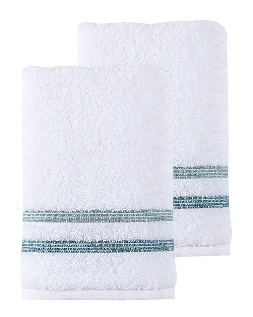 Bedazzle Hand Towel Set - Green, Cotton image