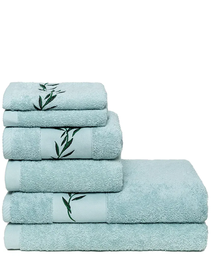 Nature Collection 6pc Towel Set - Green, Cotton