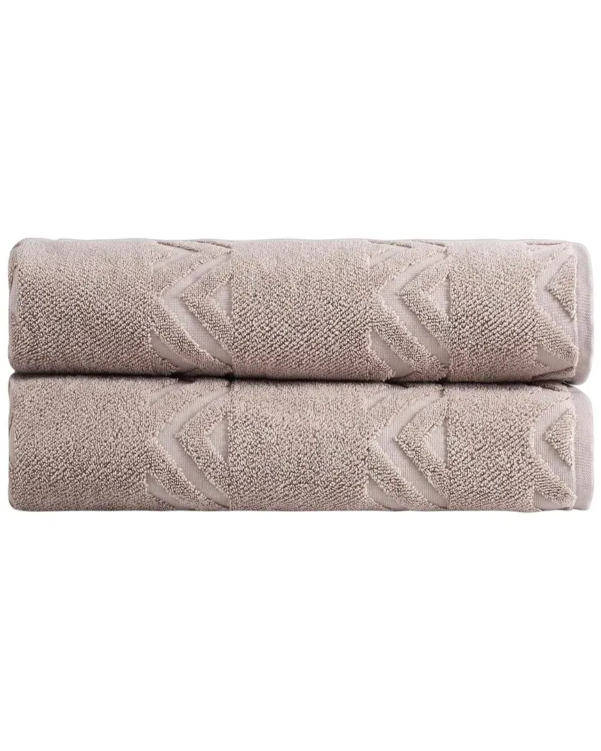 Sovrano 2-Piece Bath Sheet Set - Beige, Turkish Cotton