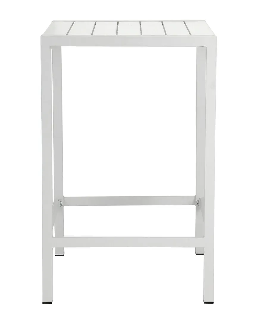 Betty 28in Bar Table - White, Aluminum image