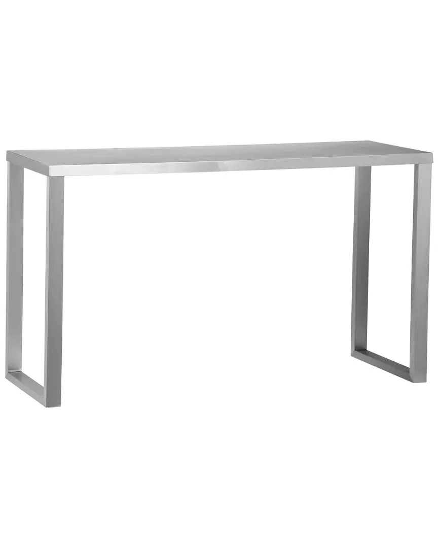 Clark Console Table - Brushed Steel image