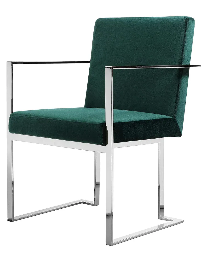 Dexter Arm Chair - Green, Velvet image