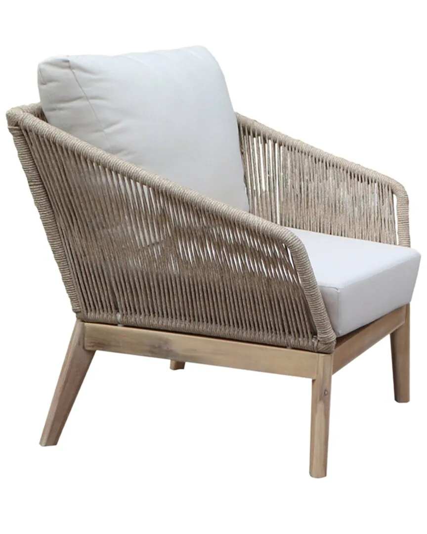 Diego Sofa Chair - Beige, Acacia Wood image