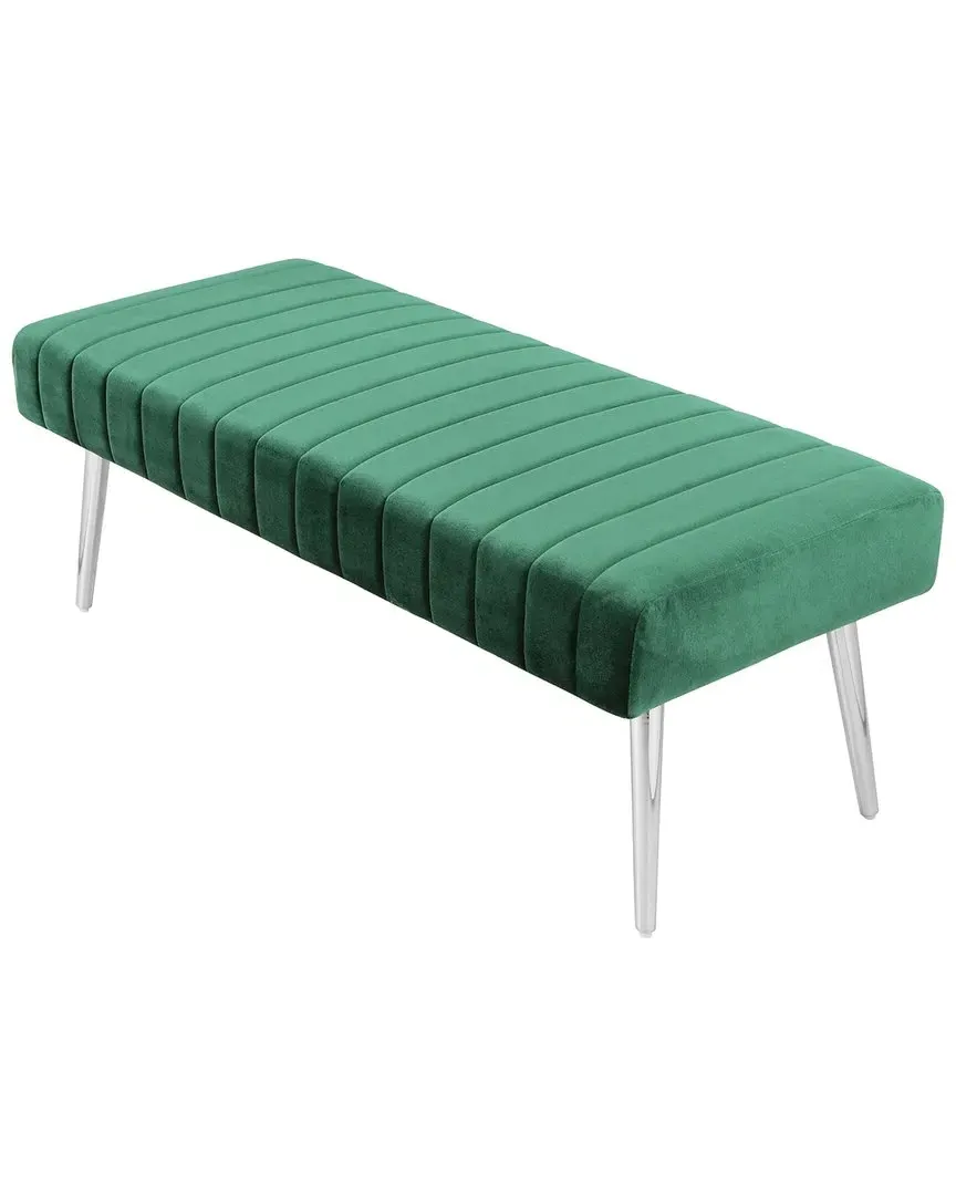 Hilda Bench - Green, Velvet