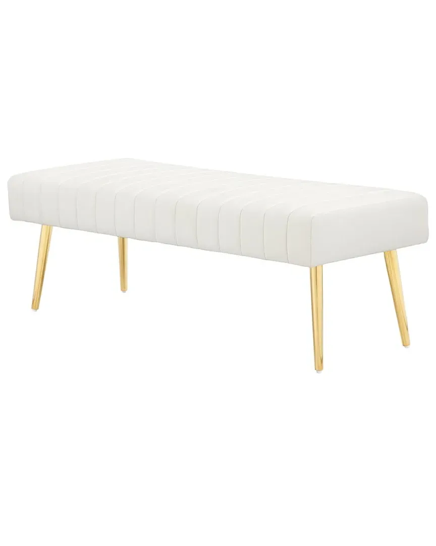 Hilda Bench - White, Polyurethane
