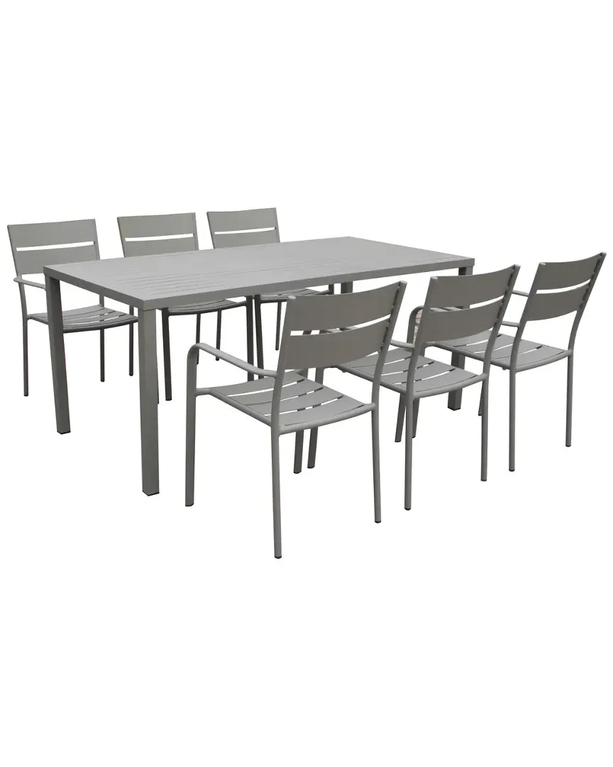 Indoor/Outdoor 7pc South Beach Dining Set - Grey