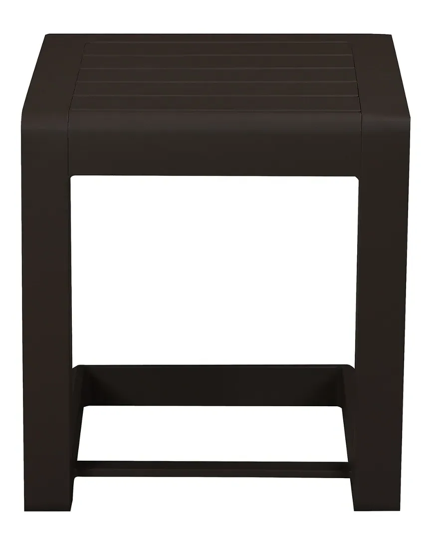 Indoor/Outdoor Leaf Side Table - Black image