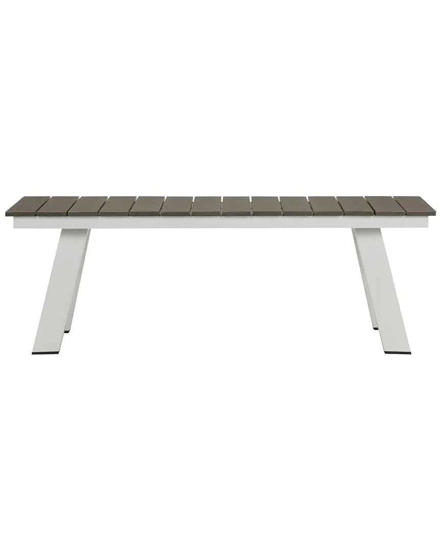 Jack Indoor/Outdoor Bench - Grey, Aluminum
