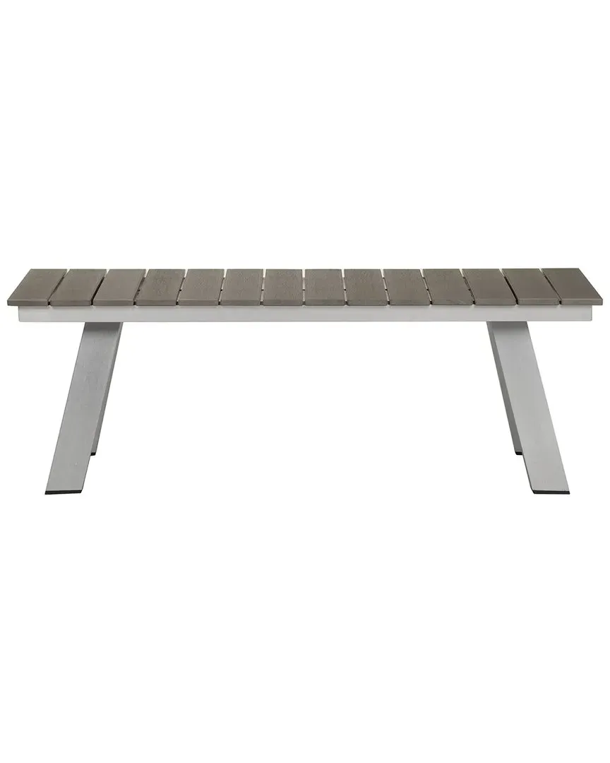 Jack Indoor/Outdoor Bench - Grey, Aluminum