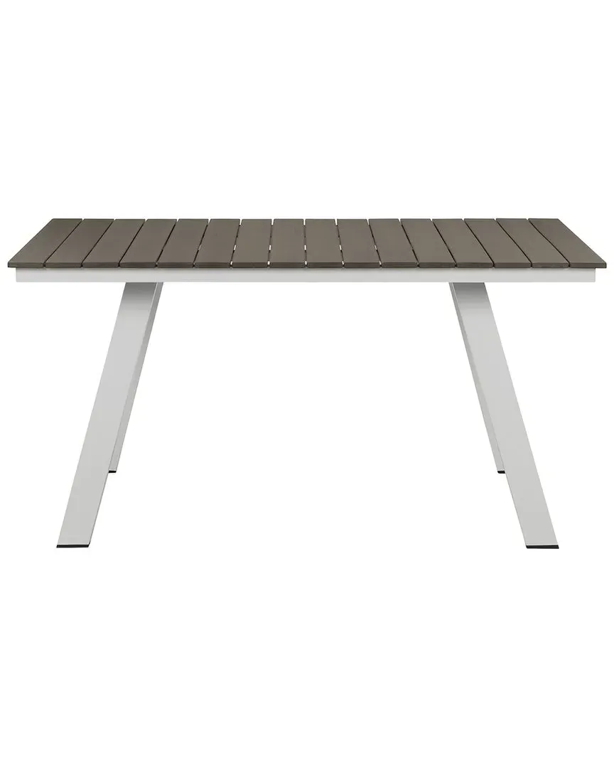 Jack Indoor/Outdoor Dining Table - Grey, Aluminum