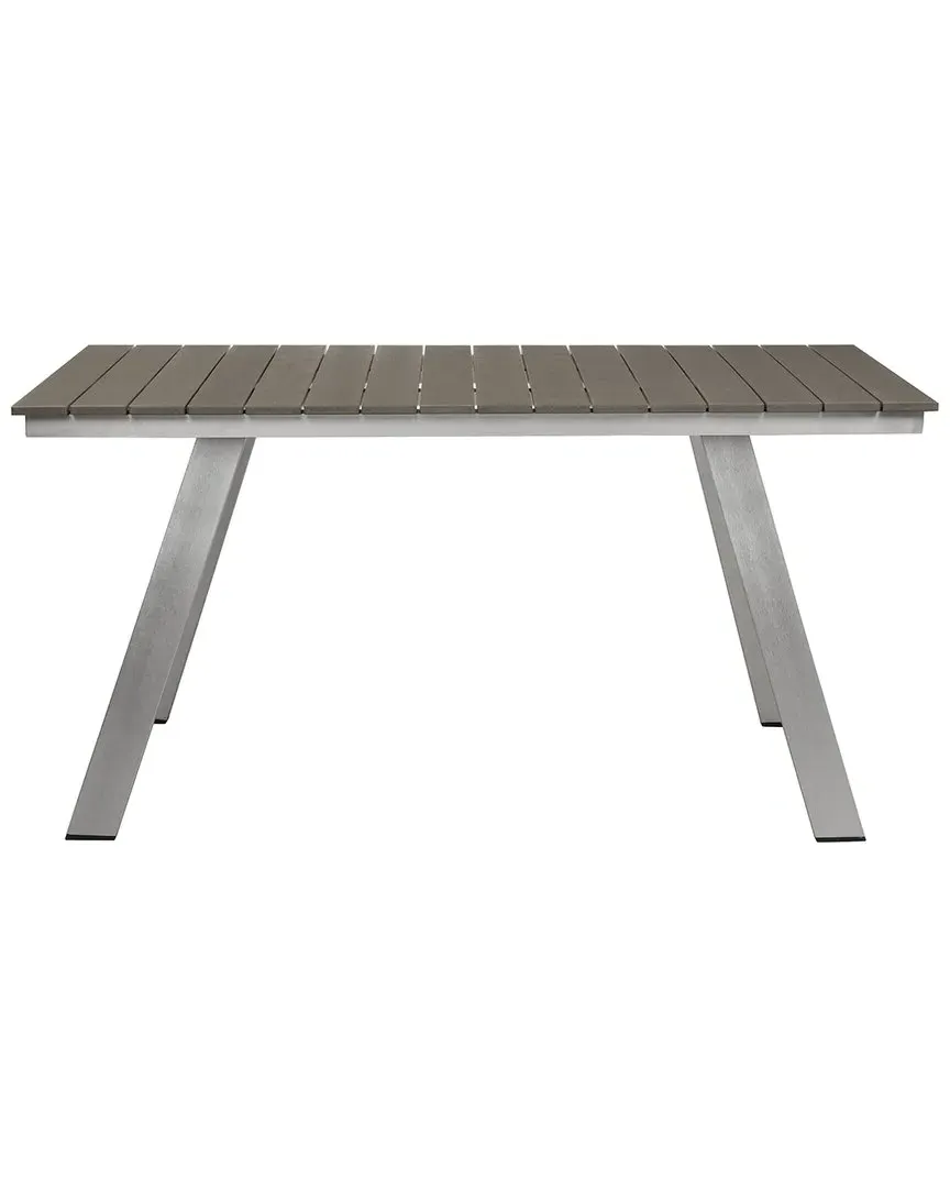 Jack Indoor/Outdoor Dining Table - Grey, Aluminum