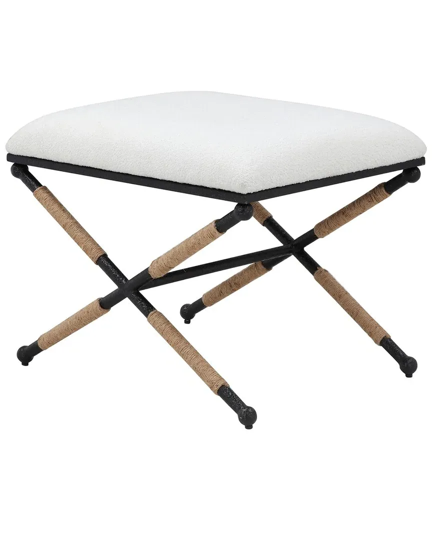 Jaipur Boucle Stool - White image