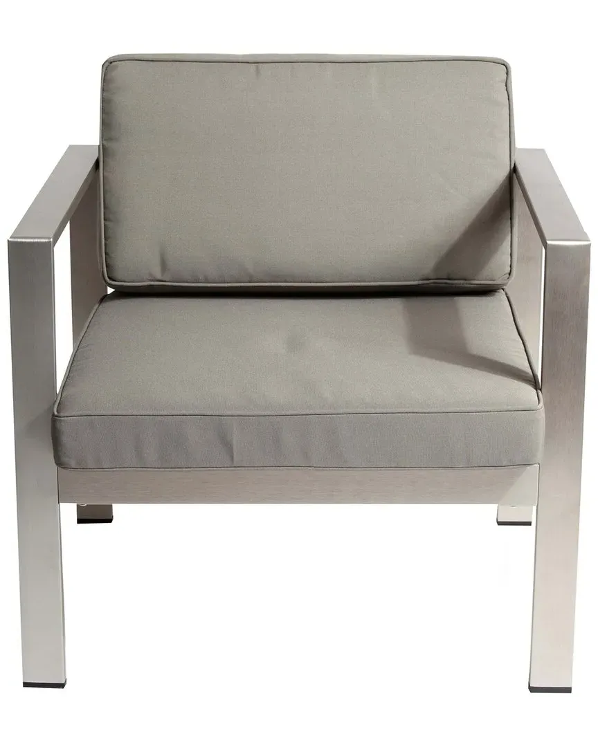 Karen Indoor/Outdoor Chair - Taupe, Aluminum image