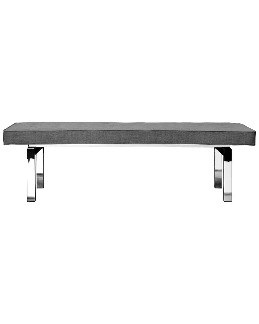 Lina Tufted Bench - Charcoal image