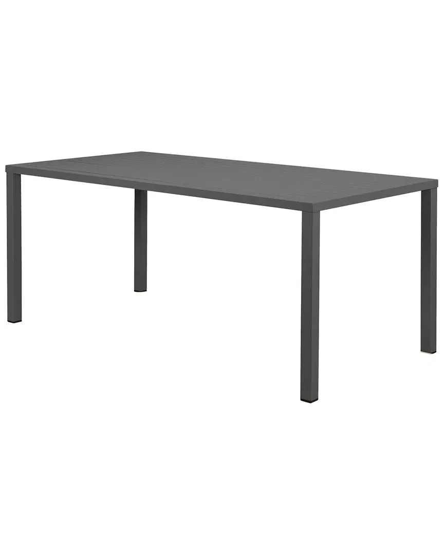 Miami Indoor/Outdoor Dining Table - Grey, Aluminum image