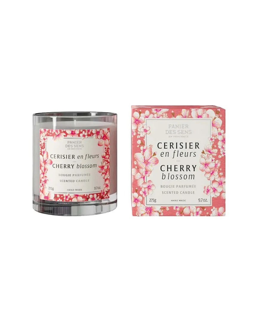 Cherry Blossom Scented Candle 9.7oz - Pink, Glass