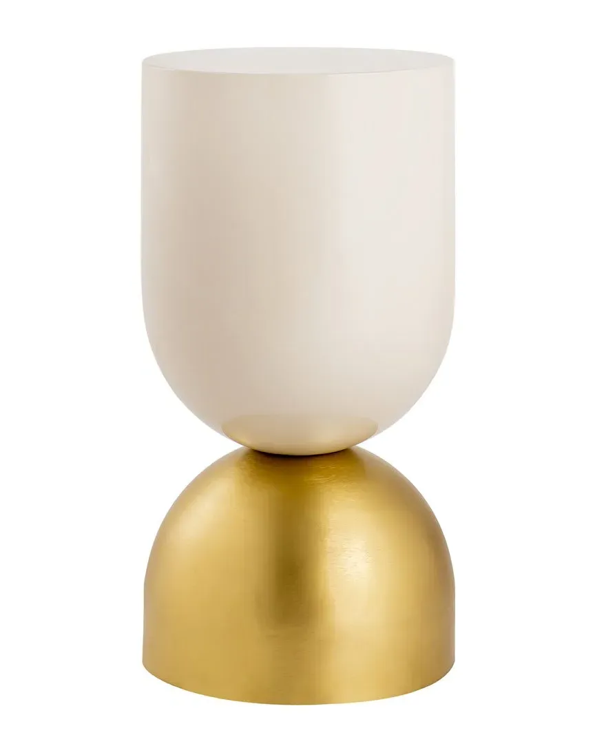 Calista Round Side Table - Gold, Iron