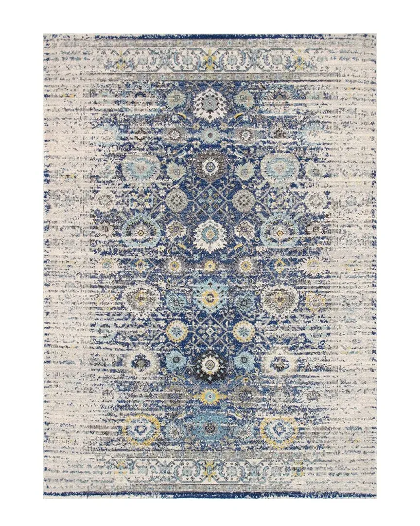 Chelsea Design Power-Loomed Area Rug - Navy, Polypropylene