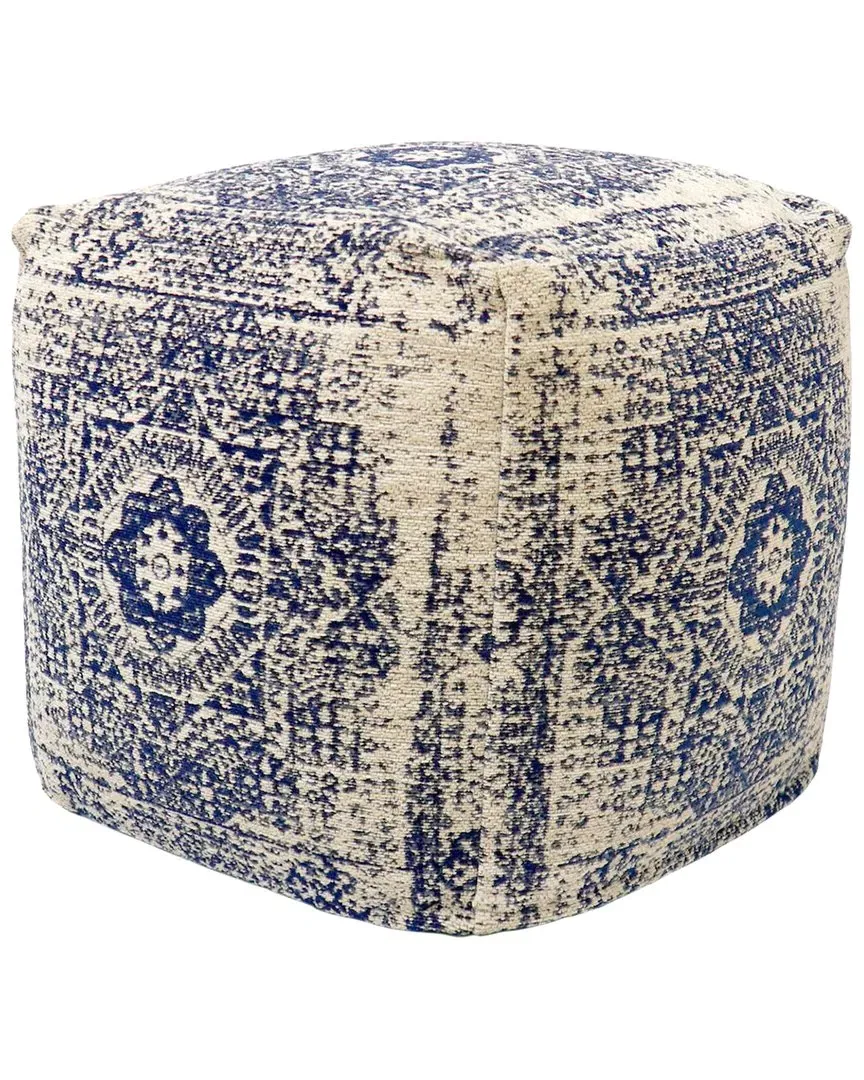 Grandcanyon Pouf - Blue, Cotton