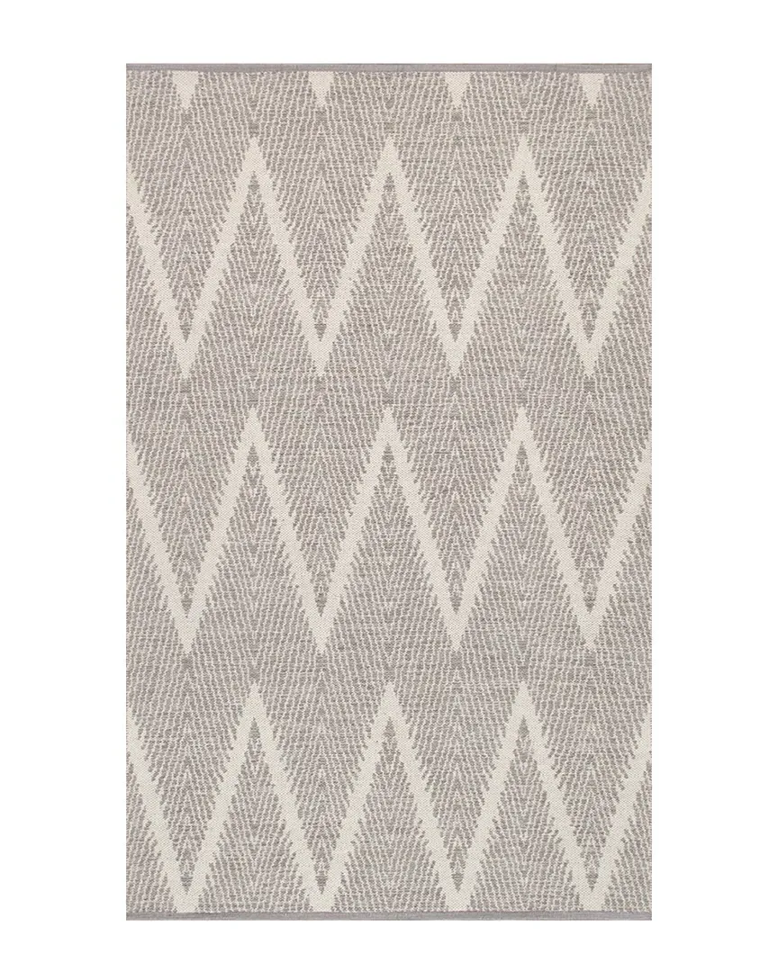 Simplicity Hand-Knotted Rug - Grey, Cotton