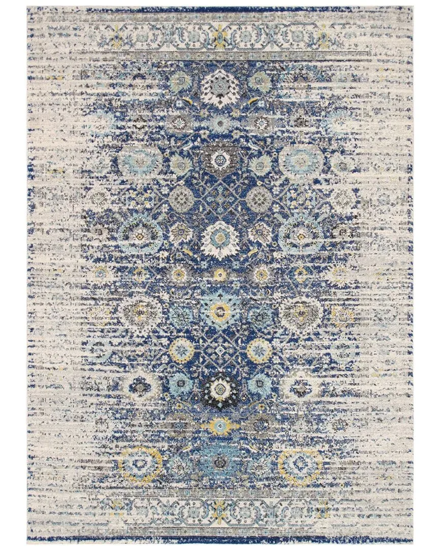 Turkish Chelsea Design Area Rug - Navy image