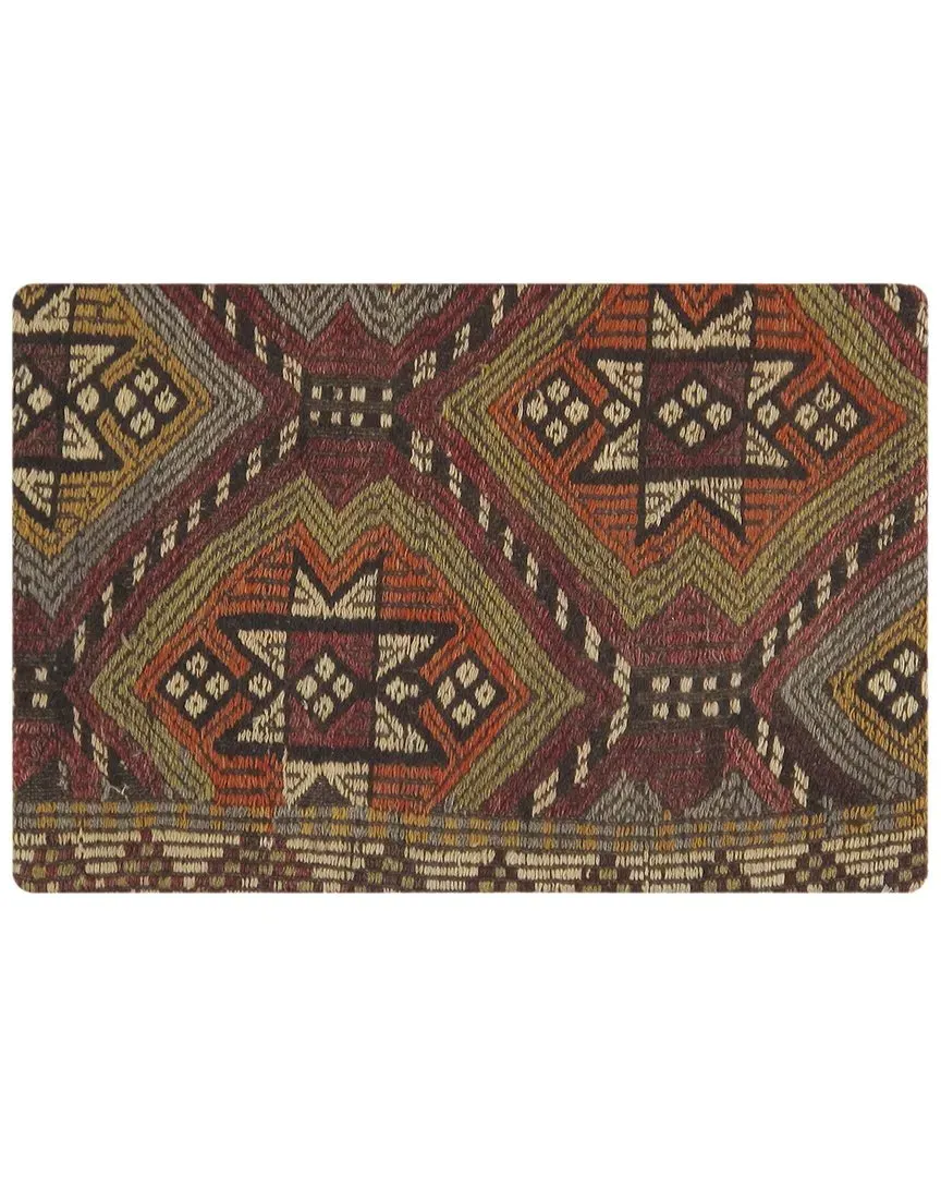 Turkish Kilim Pillow Case - Multicolor, Wool
