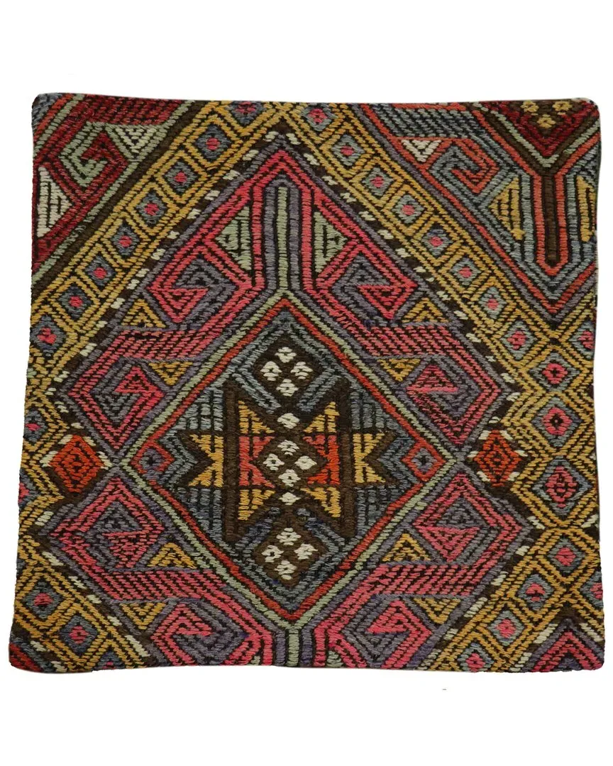 Turkish Pillow Case - Multicolor, Wool
