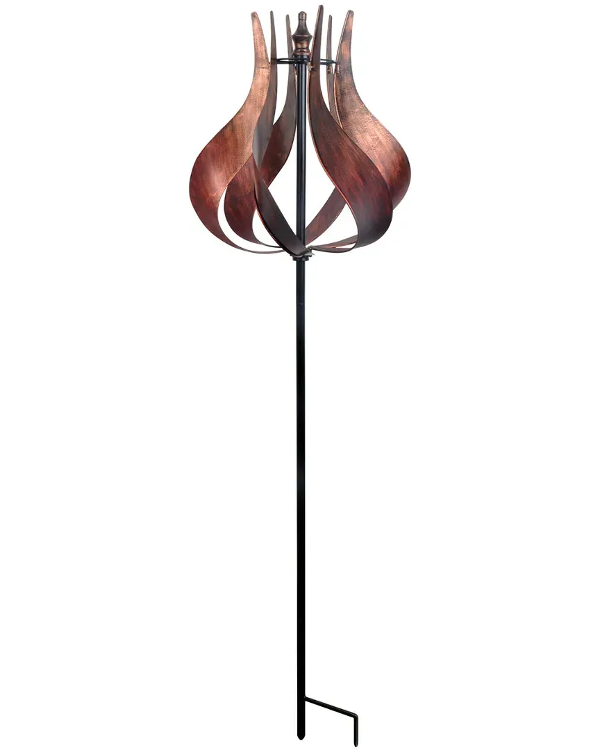 Outdoor Tulip Kinetic Windmill - Blue image