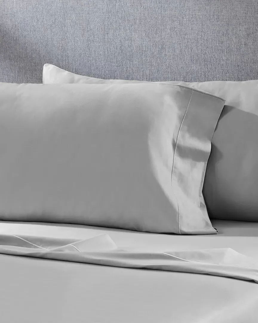 1200 Thread Count Sateen Sheet Set - Grey, Cotton image