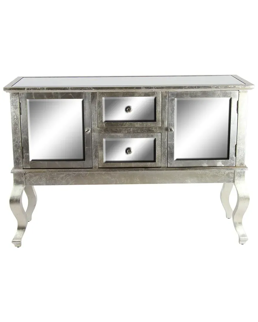 2-Door Buffet with Drawers - Silver image