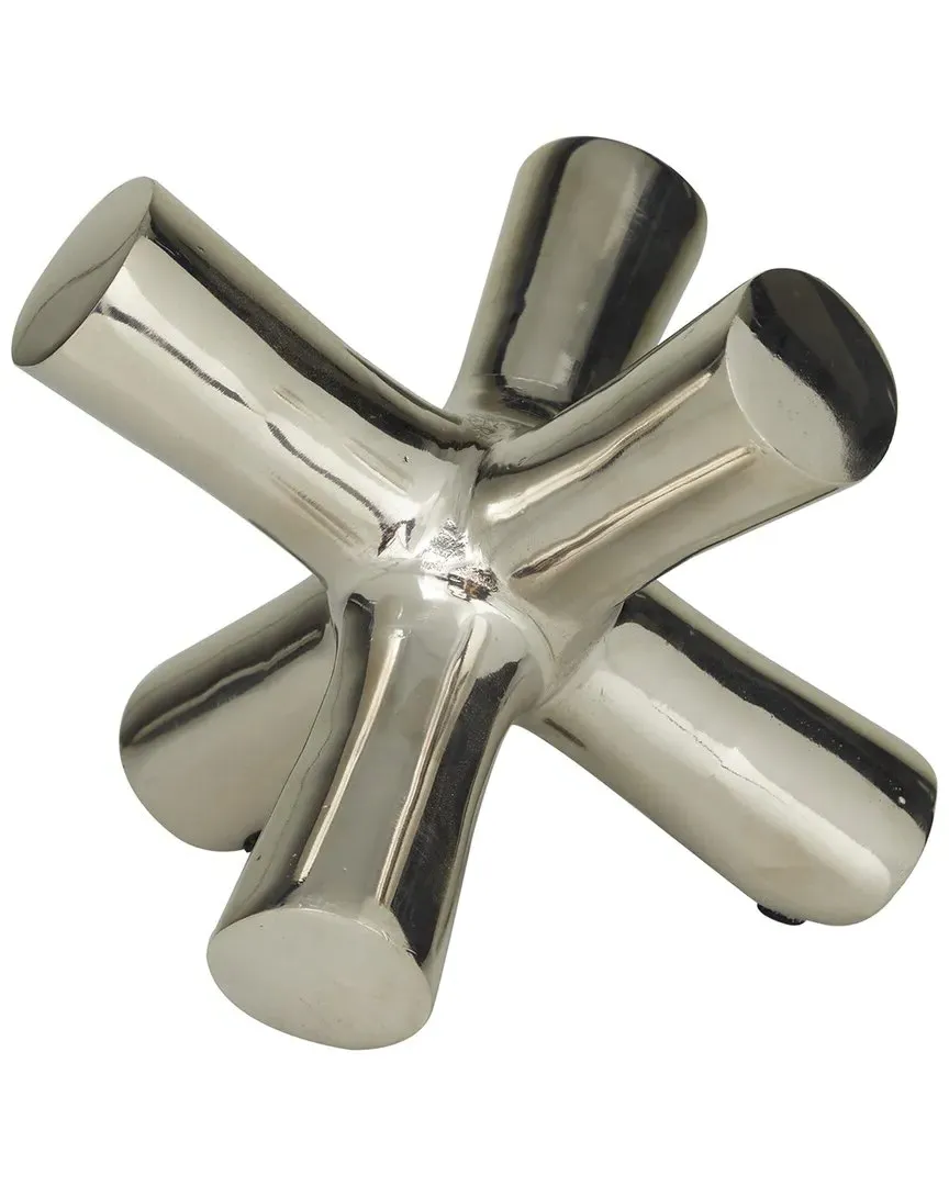 Abstract Jack Sculpture - Silver, Aluminum image