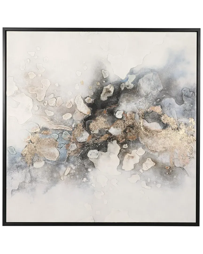 Abstract Watercolor Framed Wall Art - Multicolored