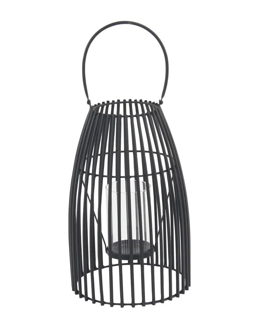 Black Iron Candle Holder Lantern image