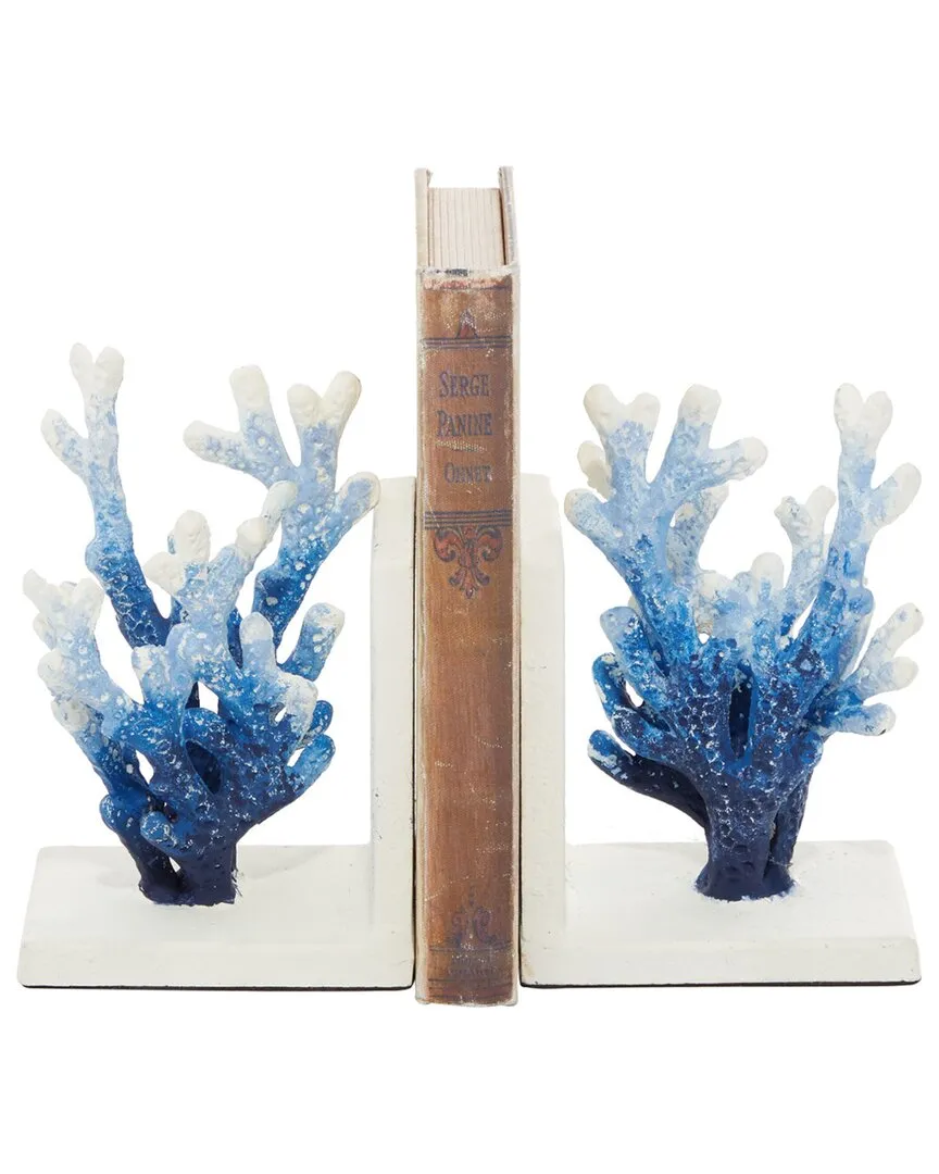 Blue Coastal Bookends - Metal