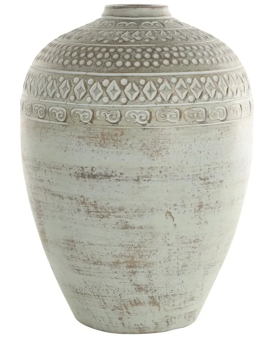 Ceramic Handmade Decorative Vase - Green