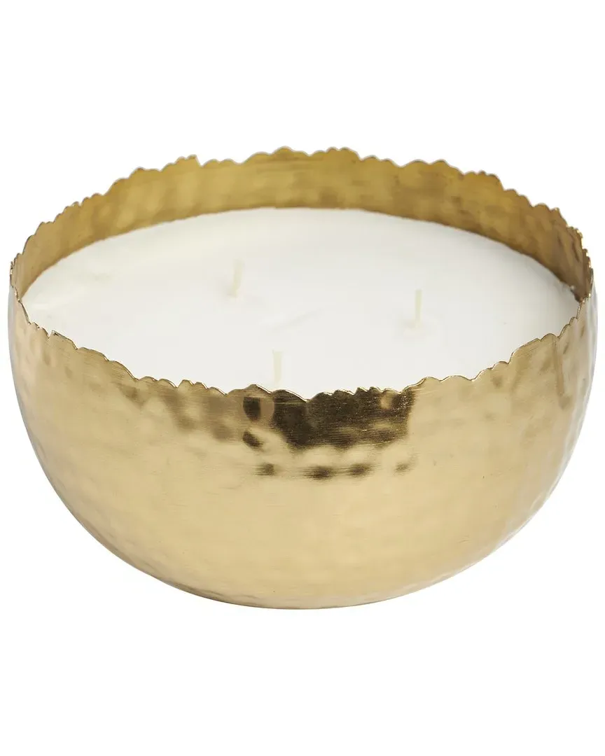 Egyptian Mint Scented 30oz 3-Wick Candle - White, Wax