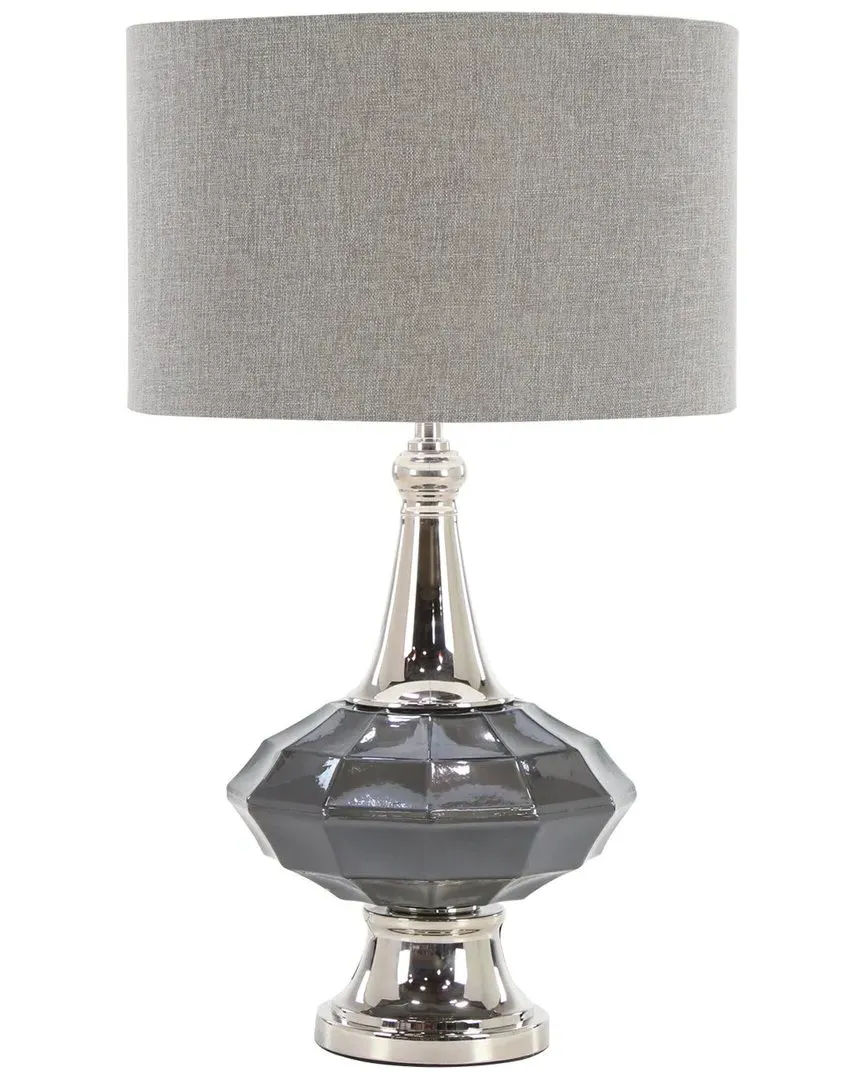 Glass Table Lamp - Grey