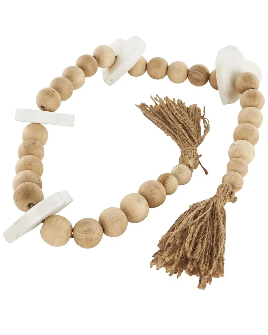 Marble Garland with Tassel - Brown image