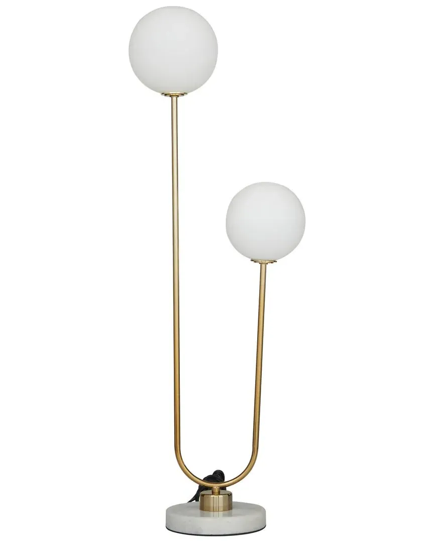 Marble Table Lamp - White image