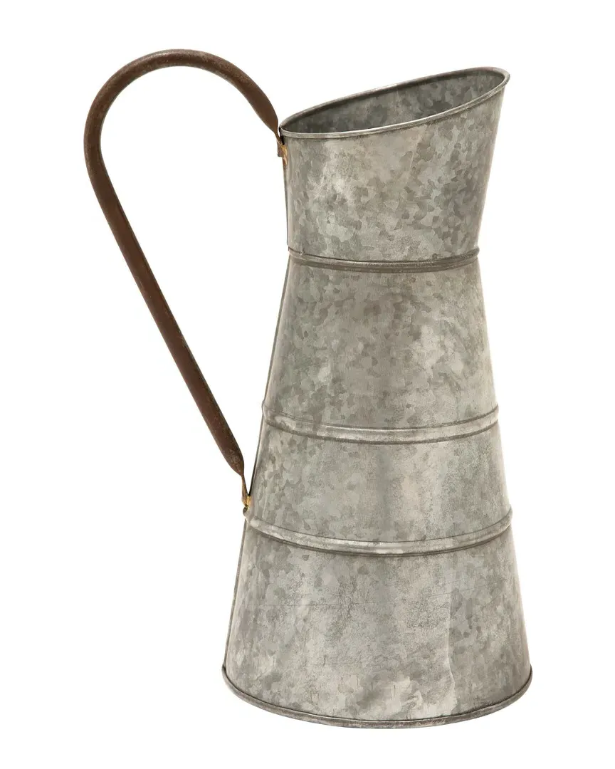 Metal Watering Jug - Distressed Gray image