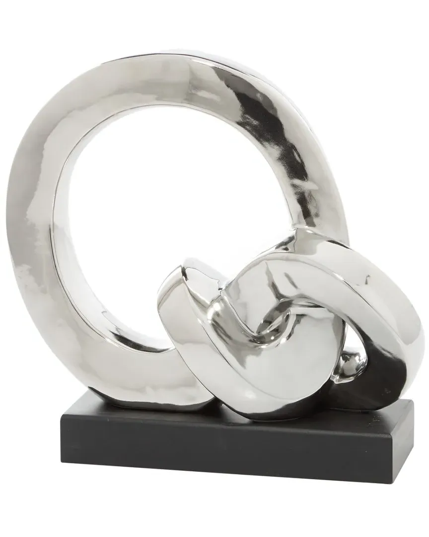 Porcelain Abstract Sculpture - Silver