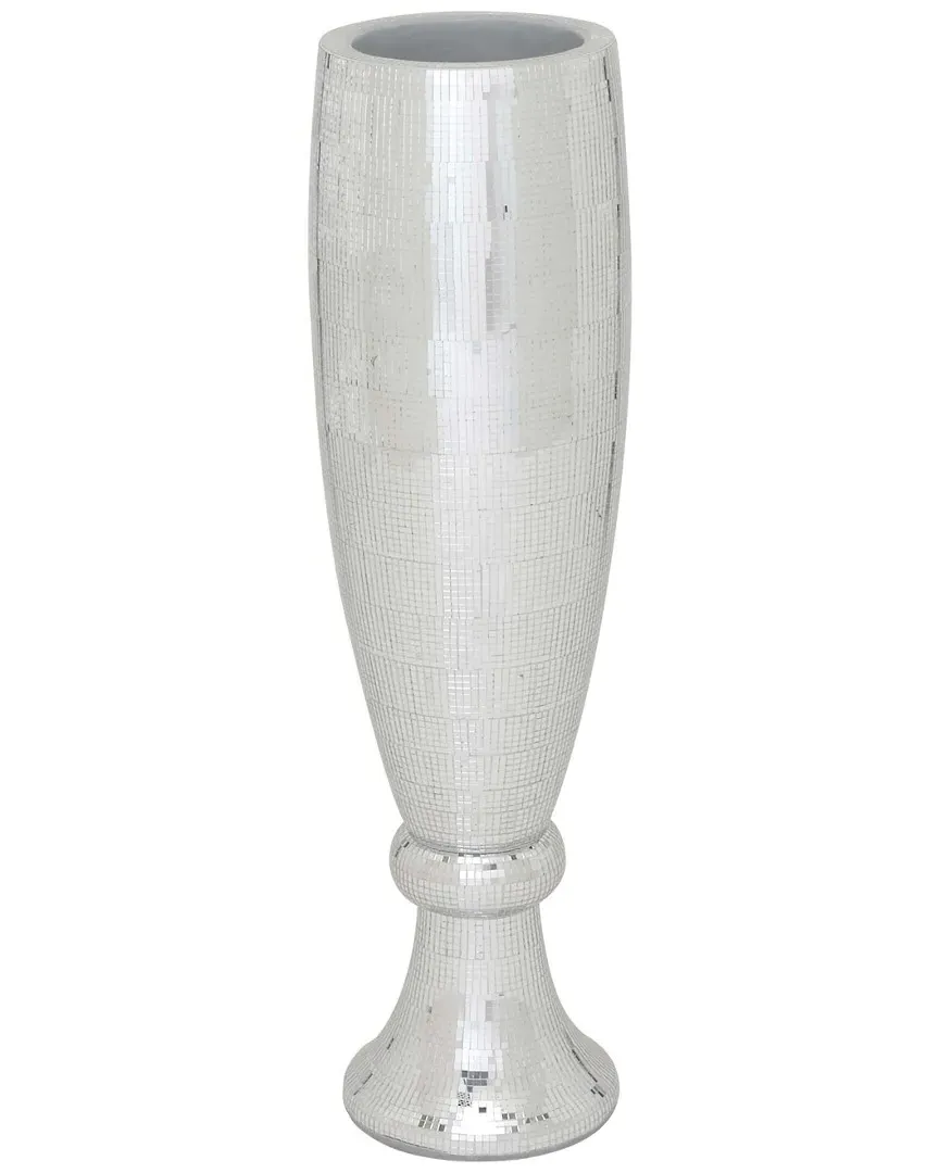 PS Mirror Mosaic Vase - Silver image