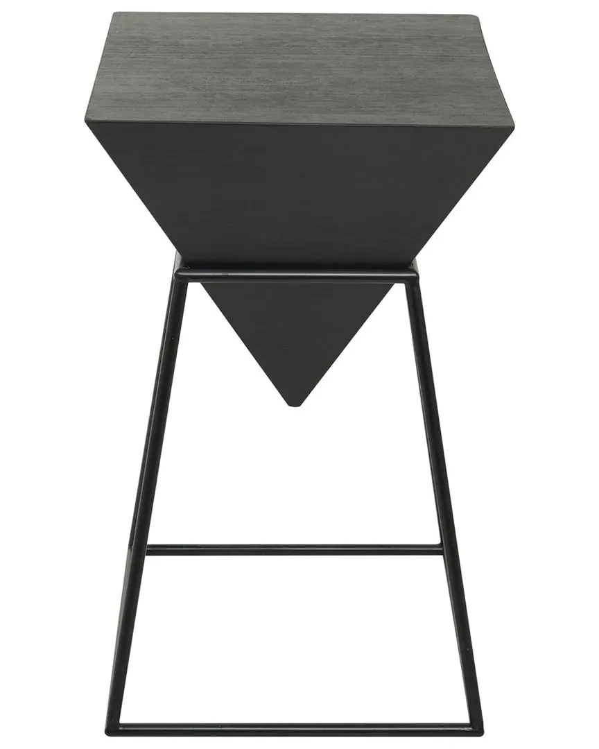 Pyramid Accent Table - Black, PVC