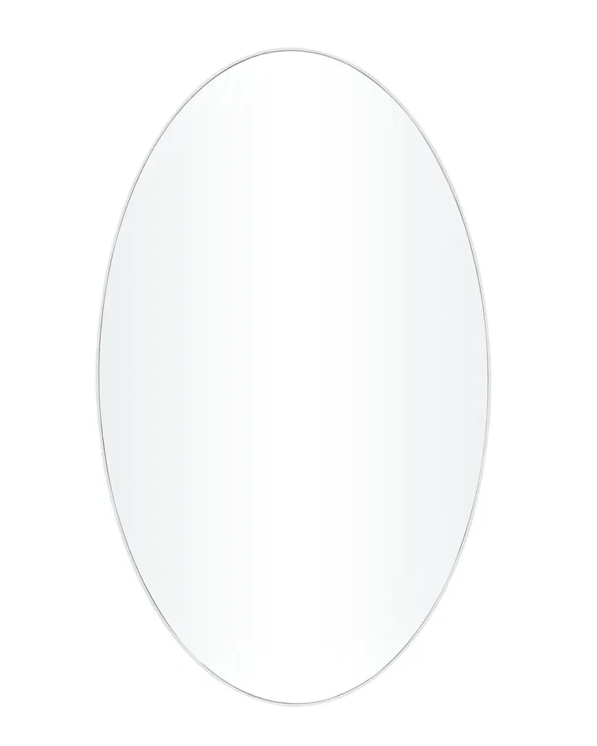Rectangular Wall Mirror - White image