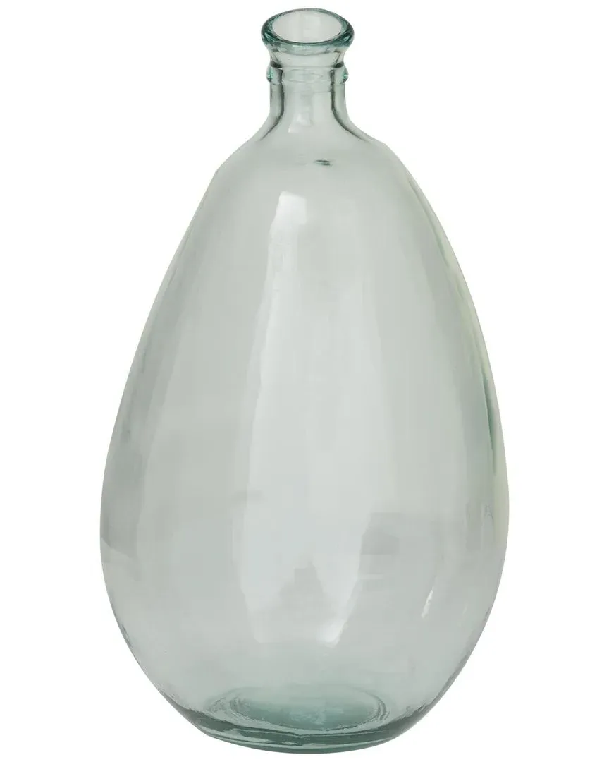 Recycled Glass Handmade Decorative Vase - Blue image