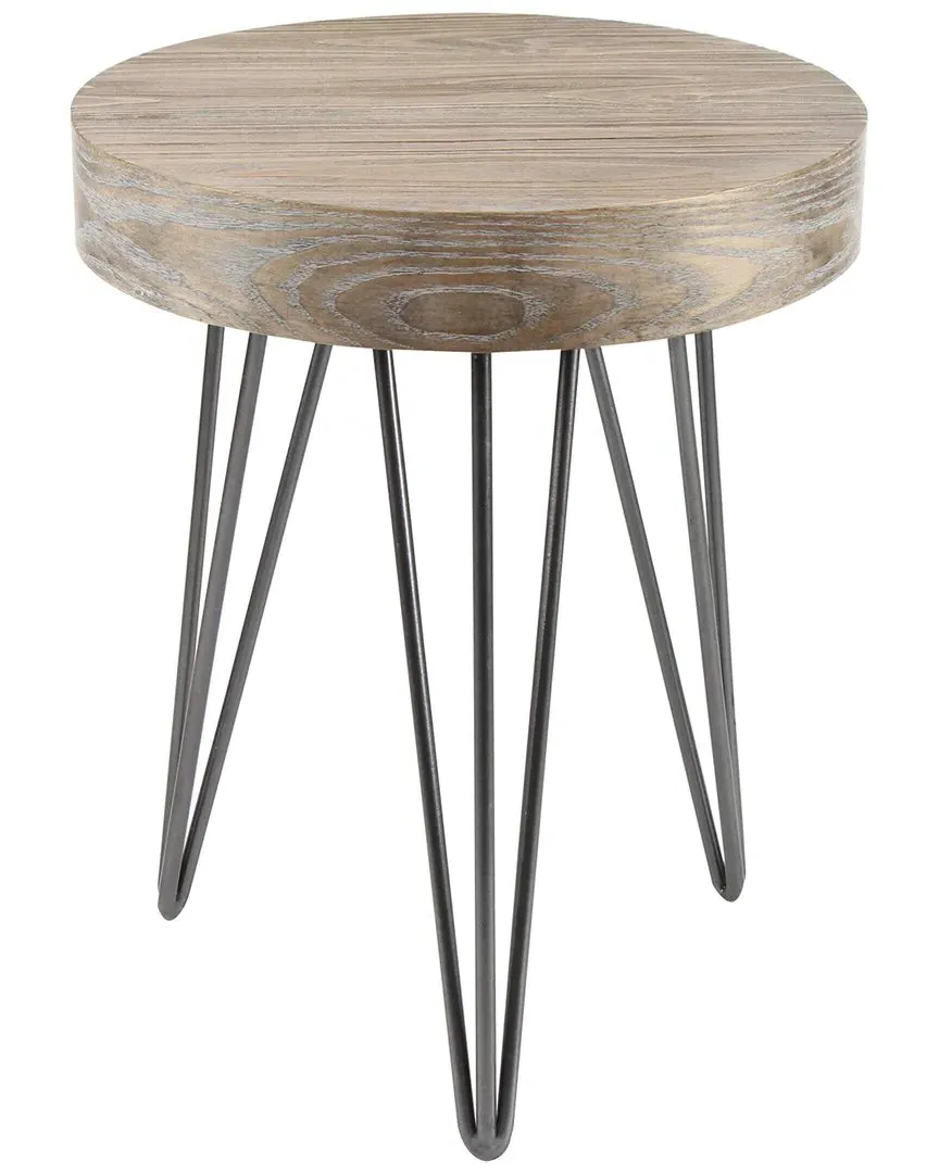 Round Accent Table - Brown, MDF image