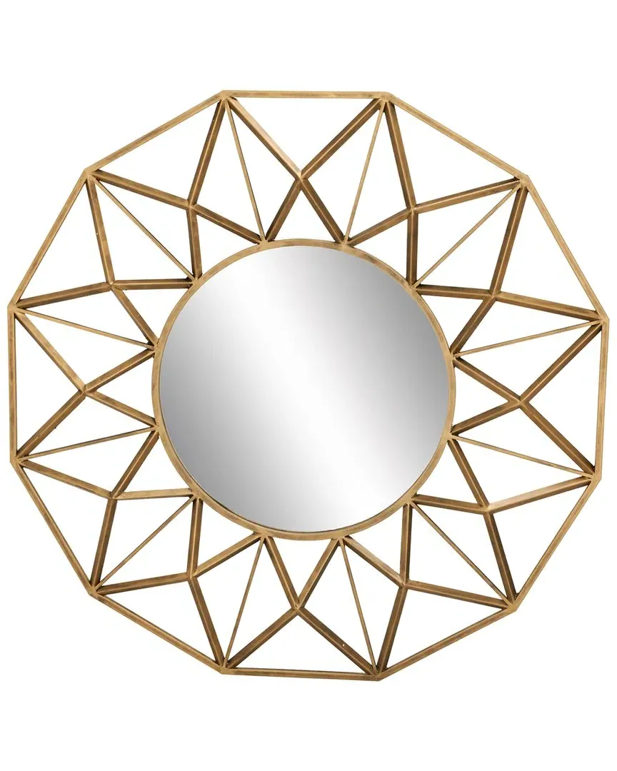 Round Wall Mirror - Gold image