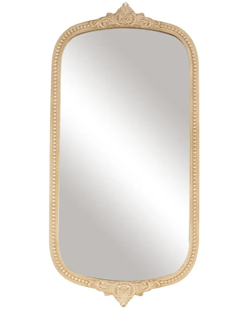 Scroll Oval Wall Mirror - Bronze, MDF
