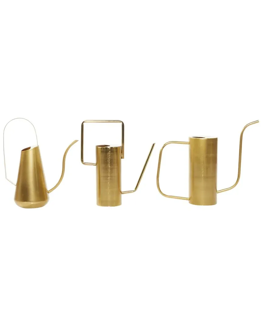 Set of 3 Planters - Gold, Iron image
